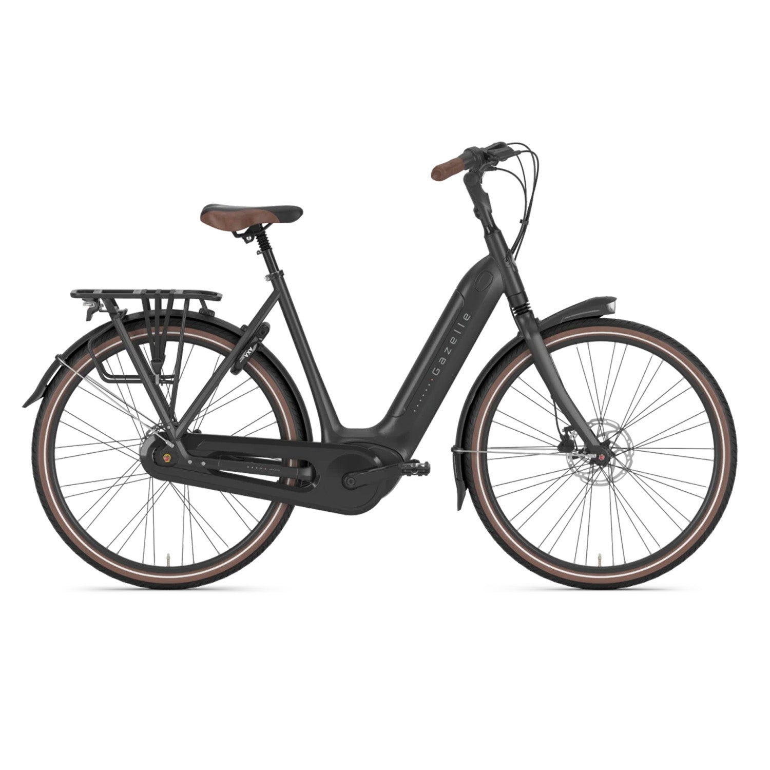 Gazelle Arroyo C8 HMB Elite E-Bike Black, Bixby Bicycles, Oklahoma