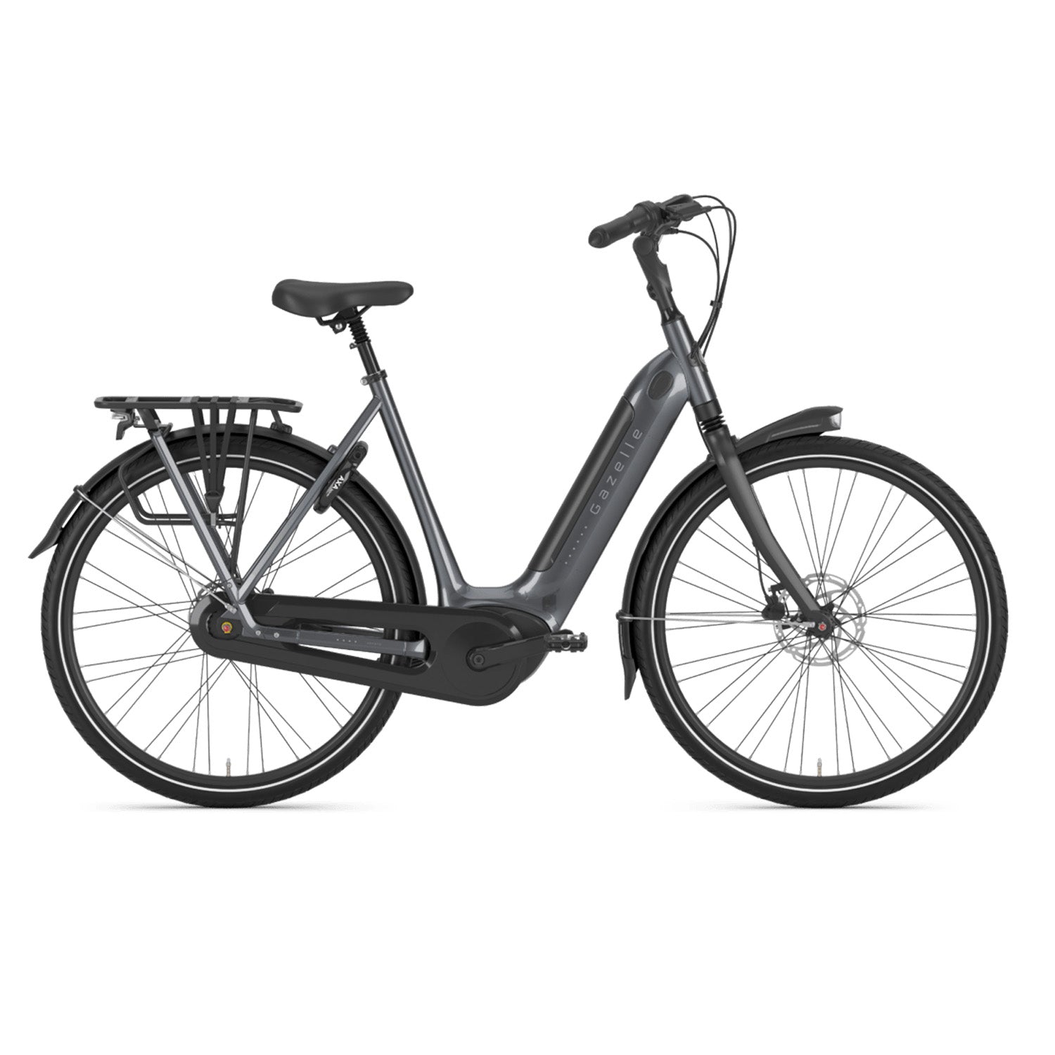 Gazelle Arroyo C8 HMB Elite E-Bike Cloud Grey, Bixby Bicycles, Oklahoma