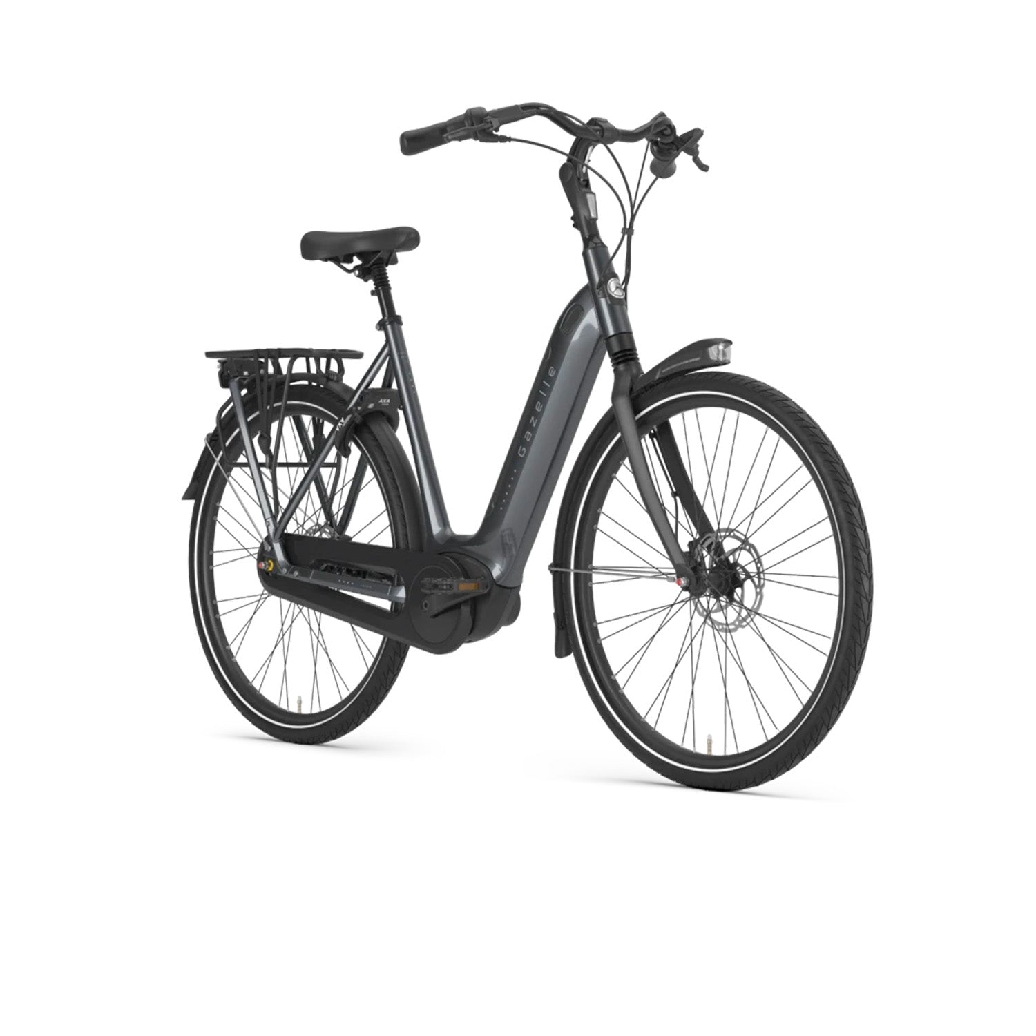 Gazelle Arroyo C8 HMB Elite E-Bike Cloud Grey, Bixby Bicycles, Oklahoma