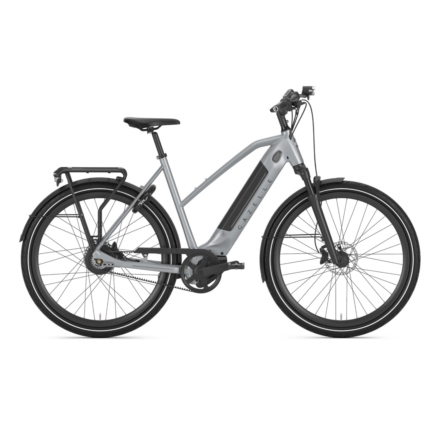 Gazelle Ultimate C380+ HMB E-Bike Industrial Grey, Bixby Bicycles, Oklahoma
