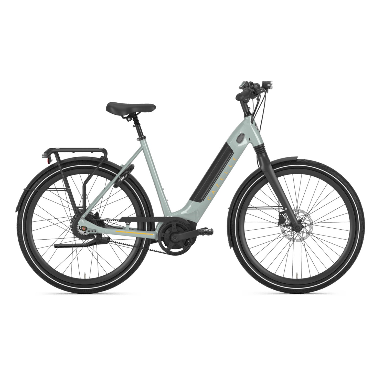 Gazelle Ultimate C380 HMB E-Bike Light Olive, Bixby Bicycles, Oklahoma