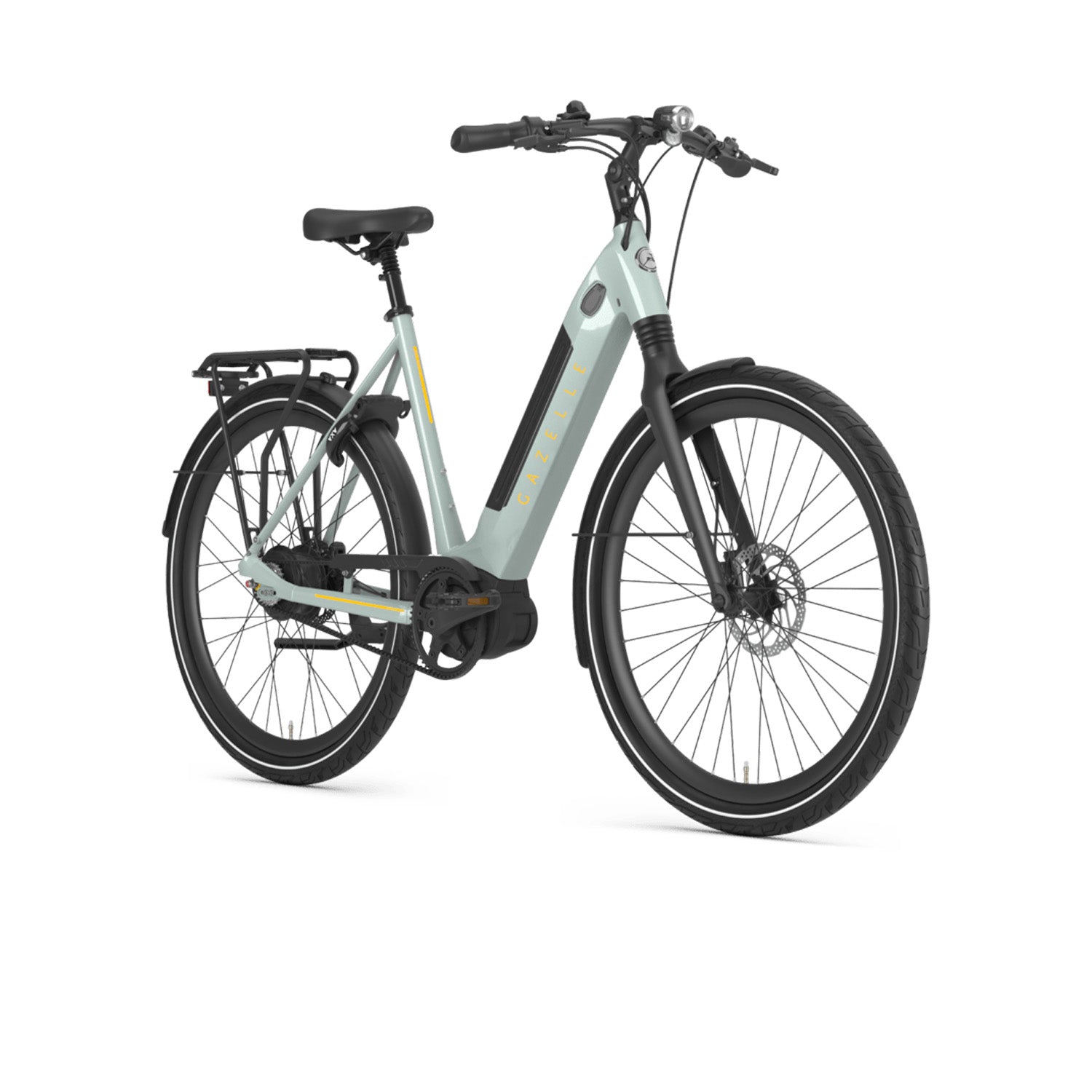 Gazelle Ultimate C380 HMB E-Bike Light Olive, Bixby Bicycles, Oklahoma
