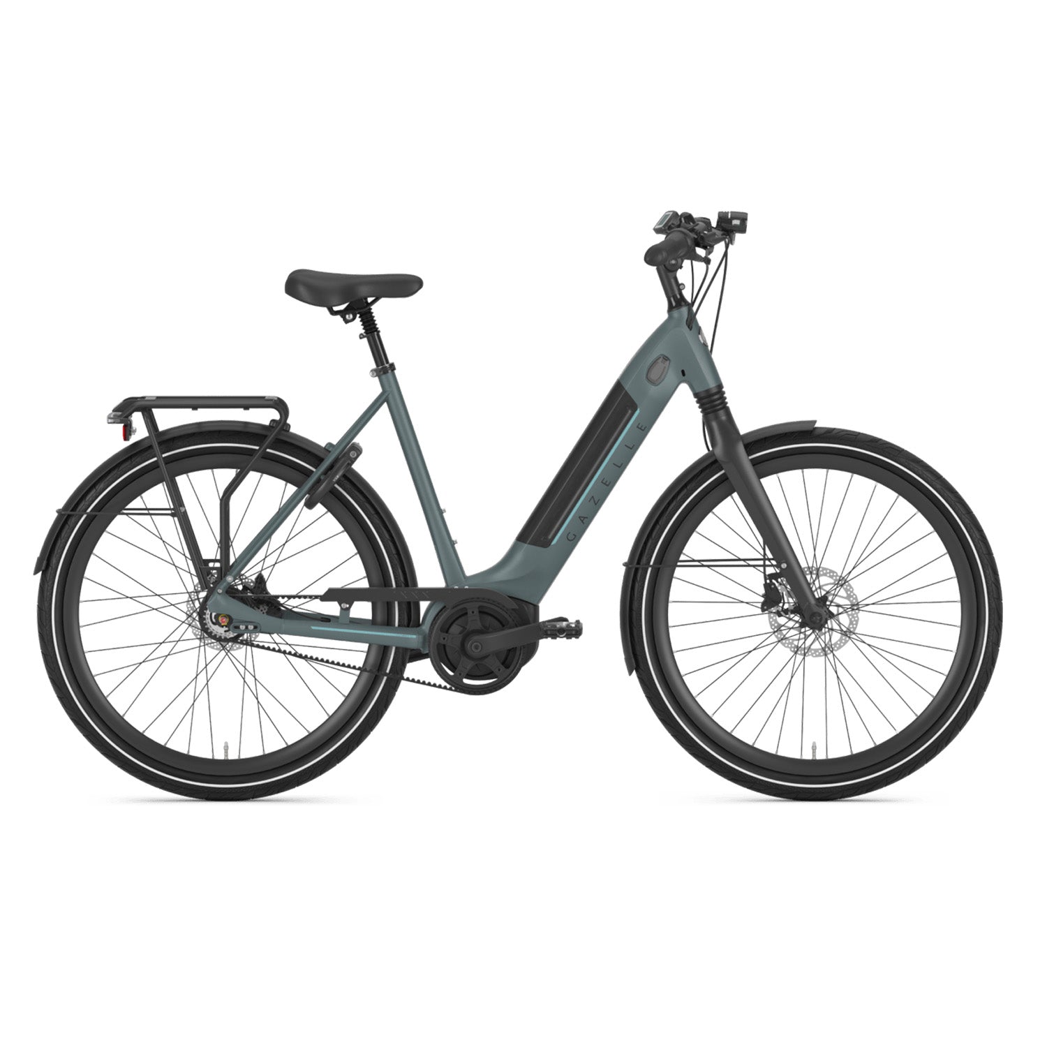 Gazelle Ultimate C8 HMB E-Bike Petrol Blue, Bixby Bicycles, Oklahoma