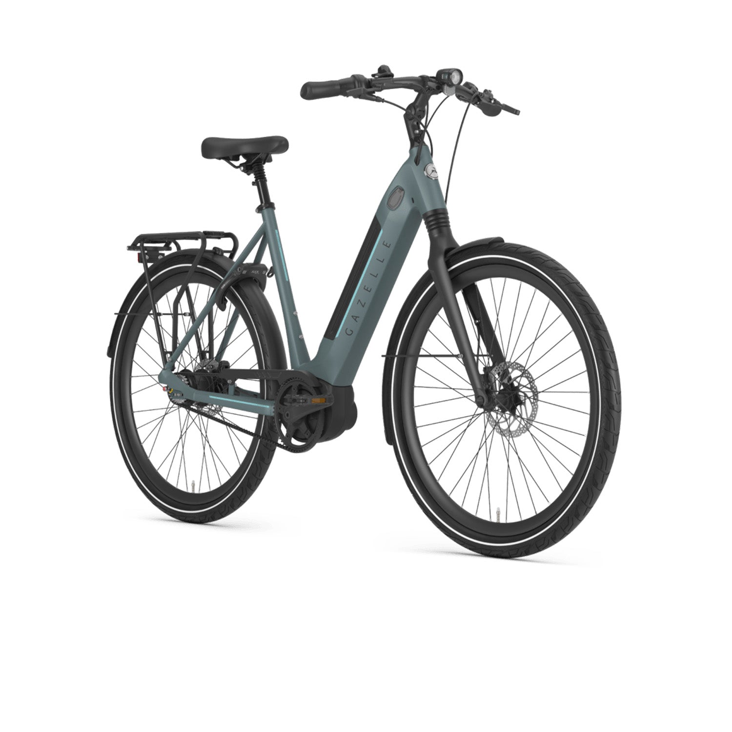 Gazelle Ultimate C8 HMB E-Bike Petrol Blue, Bixby Bicycles, Oklahoma