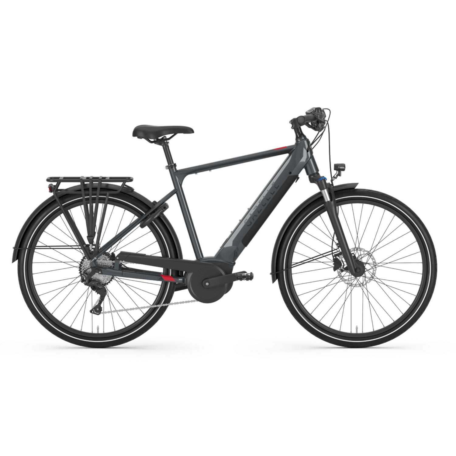 Gazelle Medeo T10 HMB E-Bike Anthracite Grey, Bixby Bicycles, Oklahoma