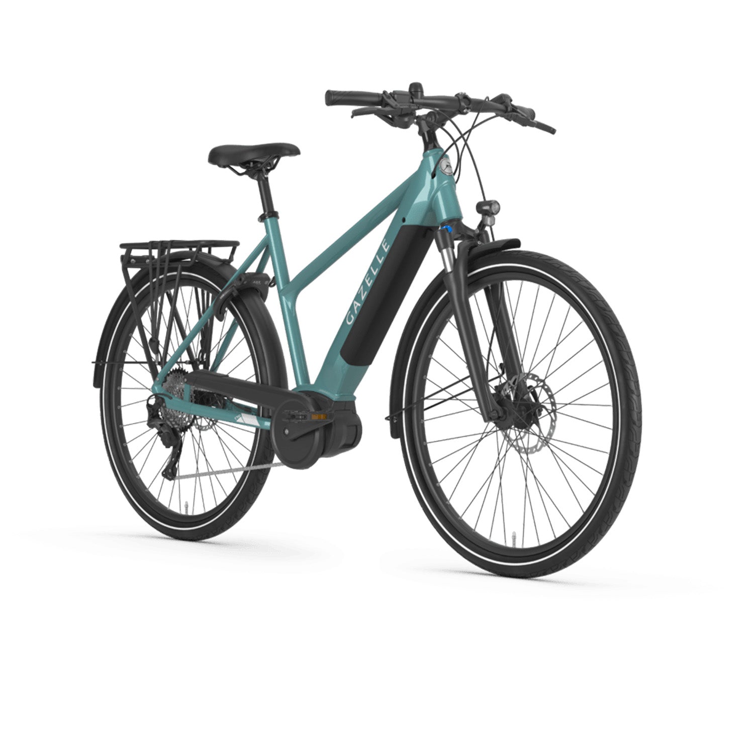 Gazelle Medeo T10 HMB E-Bike Denim Blue, Bixby Bicycles, Oklahoma