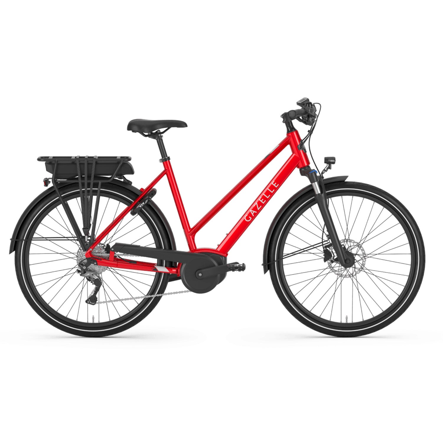Gazelle Medeo T9 HMB E-Bike Champion Red, Low-Step, Bixby Bicycles, Oklahoma