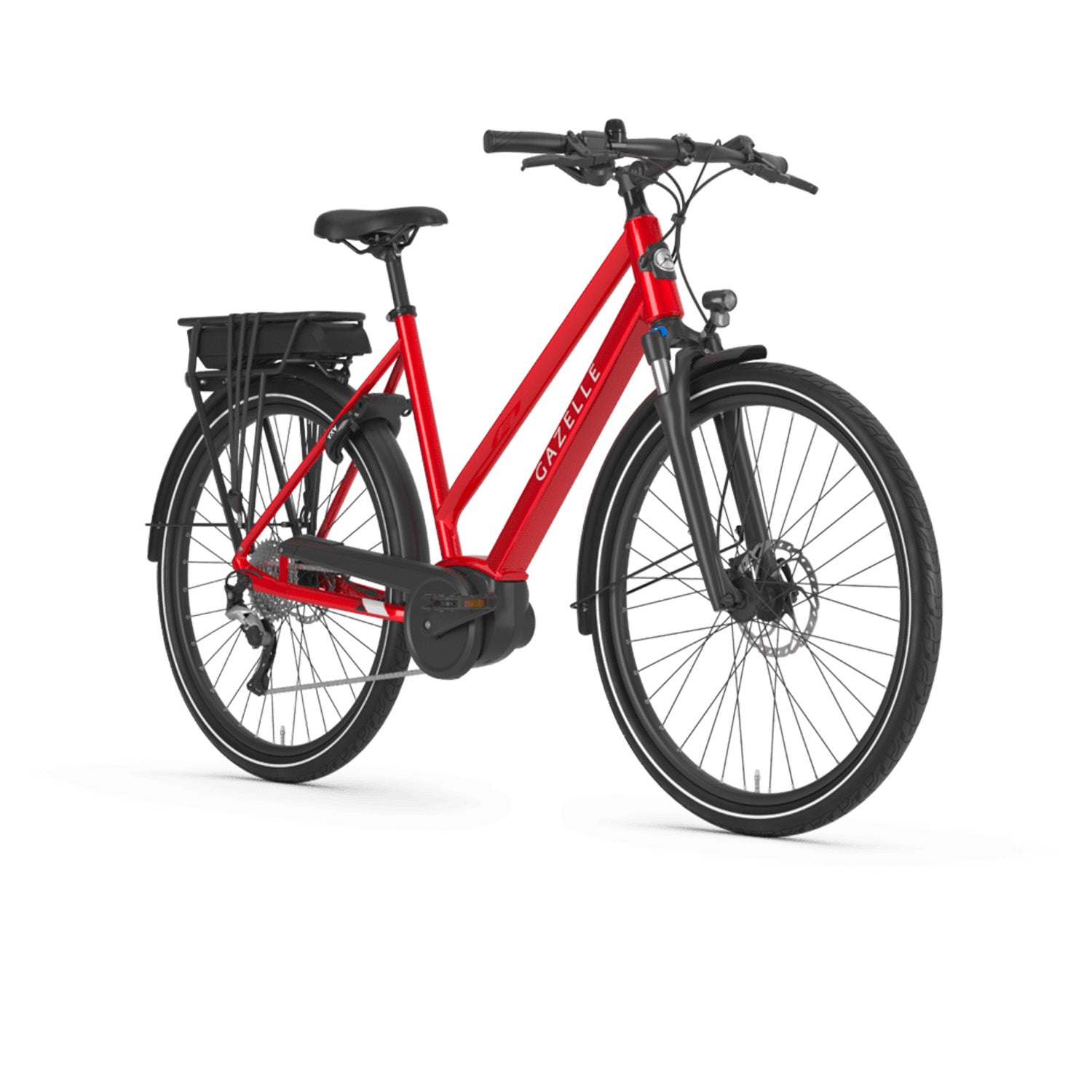 Gazelle Medeo T9 HMB E-Bike Champion Red, Low-Step, Bixby Bicycles, Oklahoma