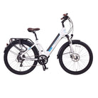 Magnum Navigator City Touring E-Bike White/Blue, Bixby Bicycles, Oklahoma