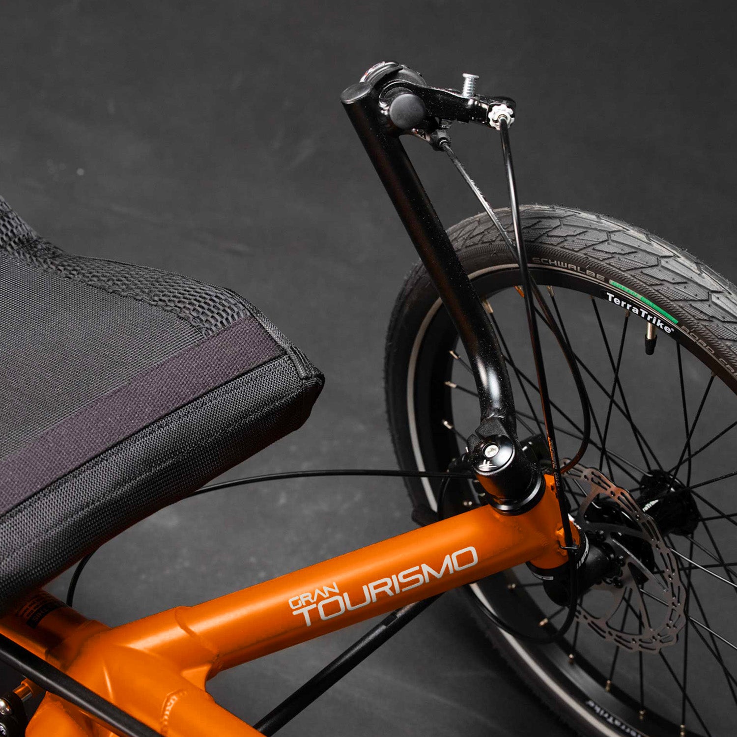 TerraTrike Gran Tourismo X18 2022 - Moab Orange color, Bixby Bicycles, Oklahoma