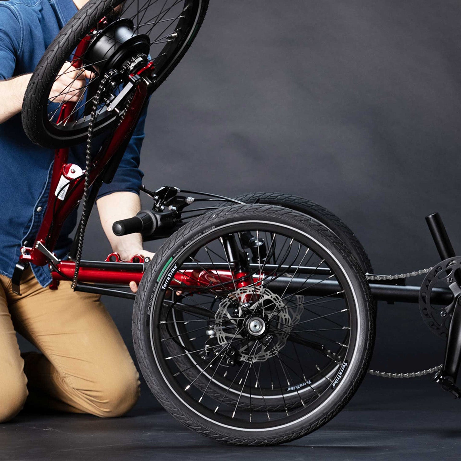 TerraTrike Traveler - Red 2022 folding, Bixby Bicycles, Oklahoma