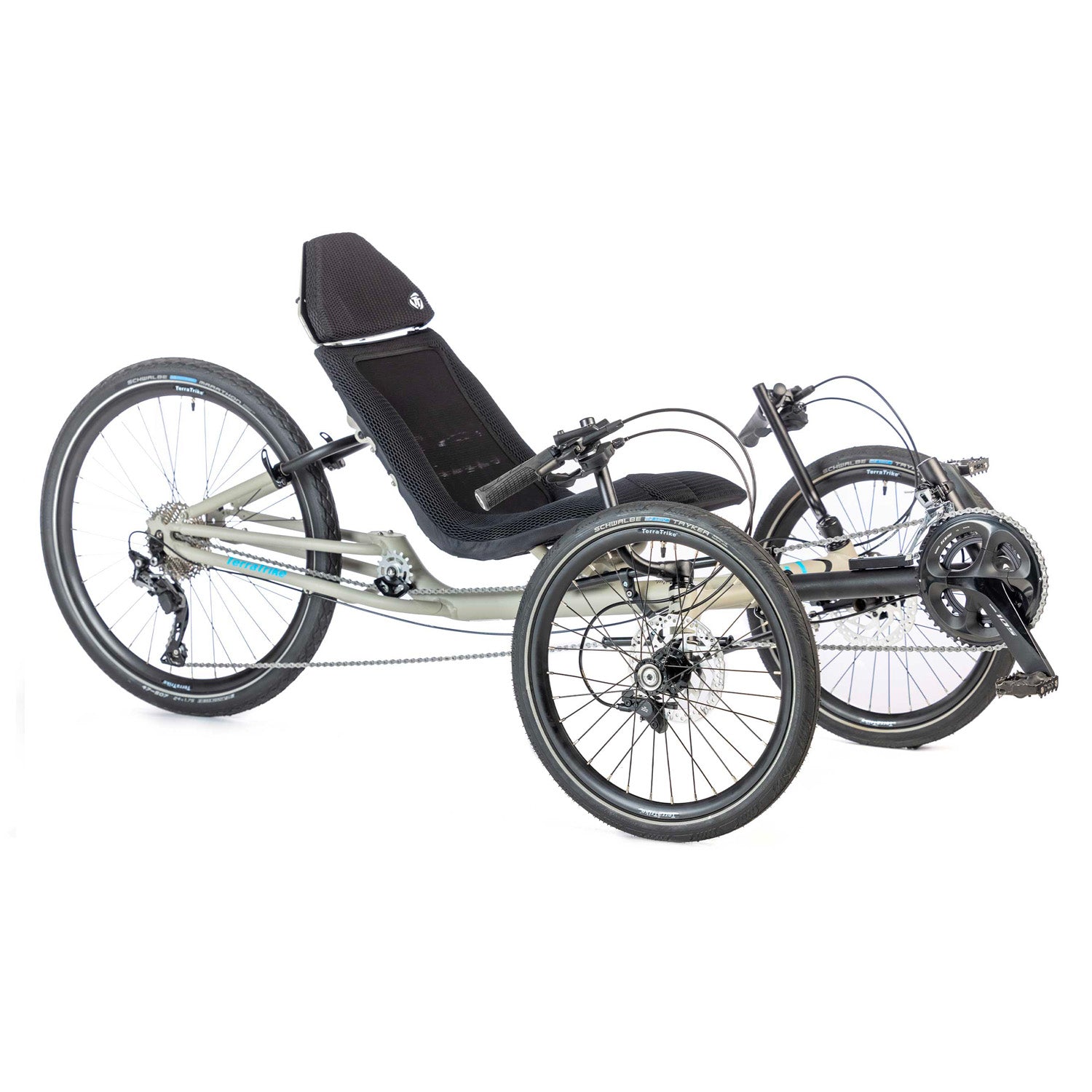 TerraTrike GTS, 24" Rear, Shamino 105, Fog, bixbybicycles.com