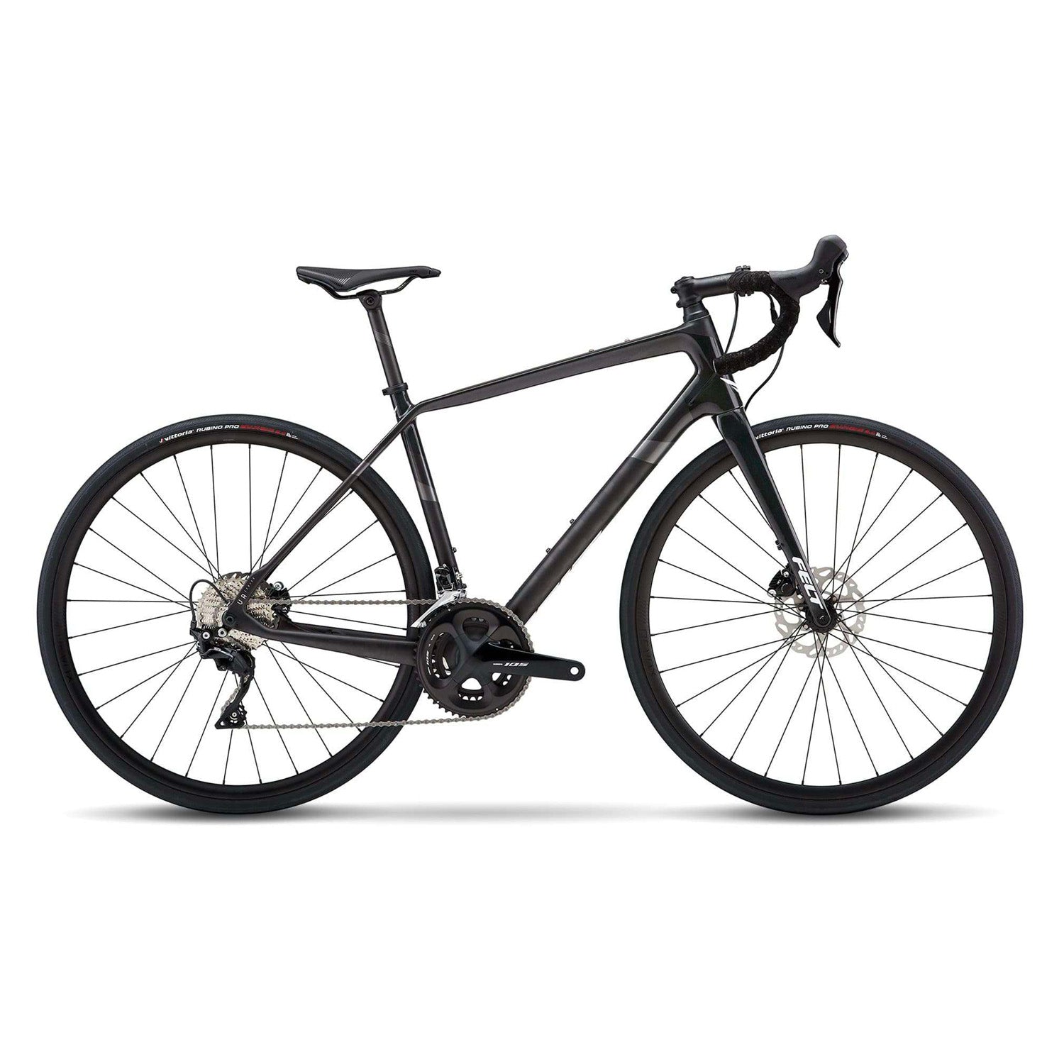 Felt 2022 Advanced 105 Road Bike - 47cm black glitter color, buy from Bixby Bicycles, Oklahoma