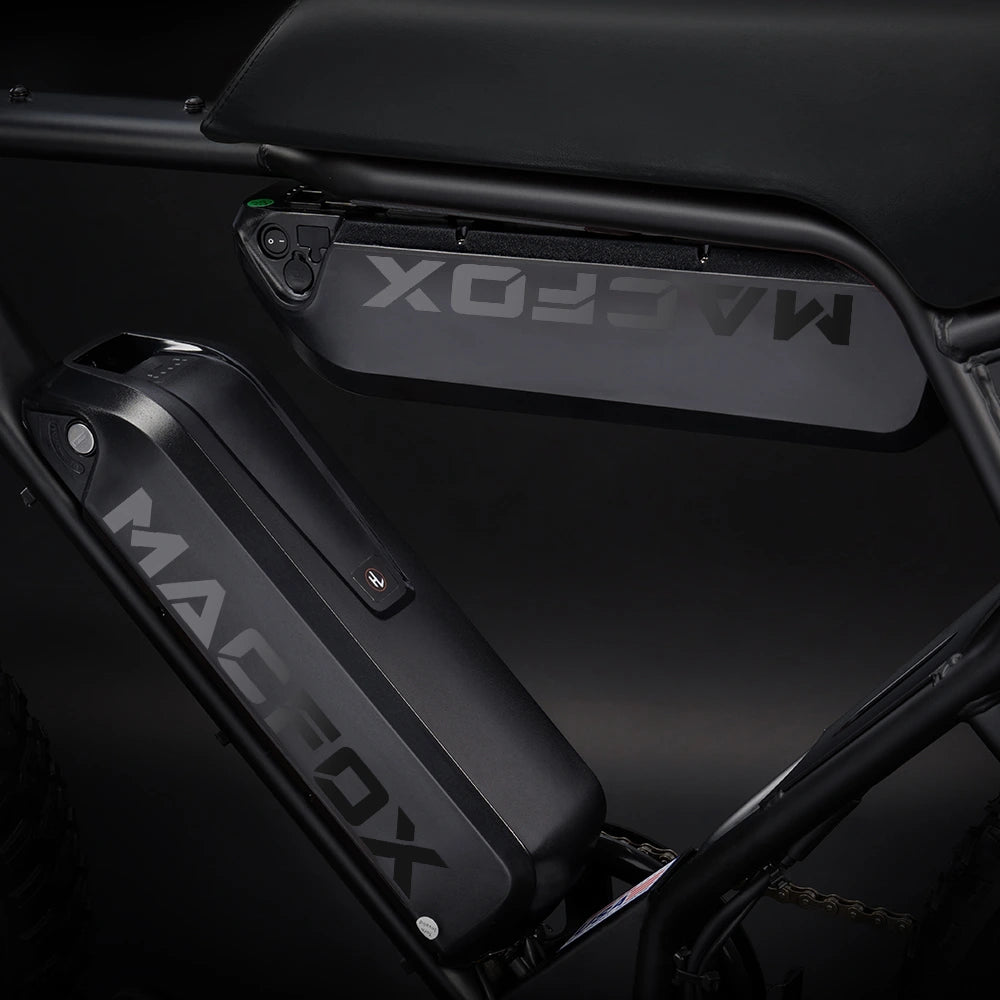 Macfox X1S Commuter E-Bike, 500W 48V, Black, bixbybicycles.com
