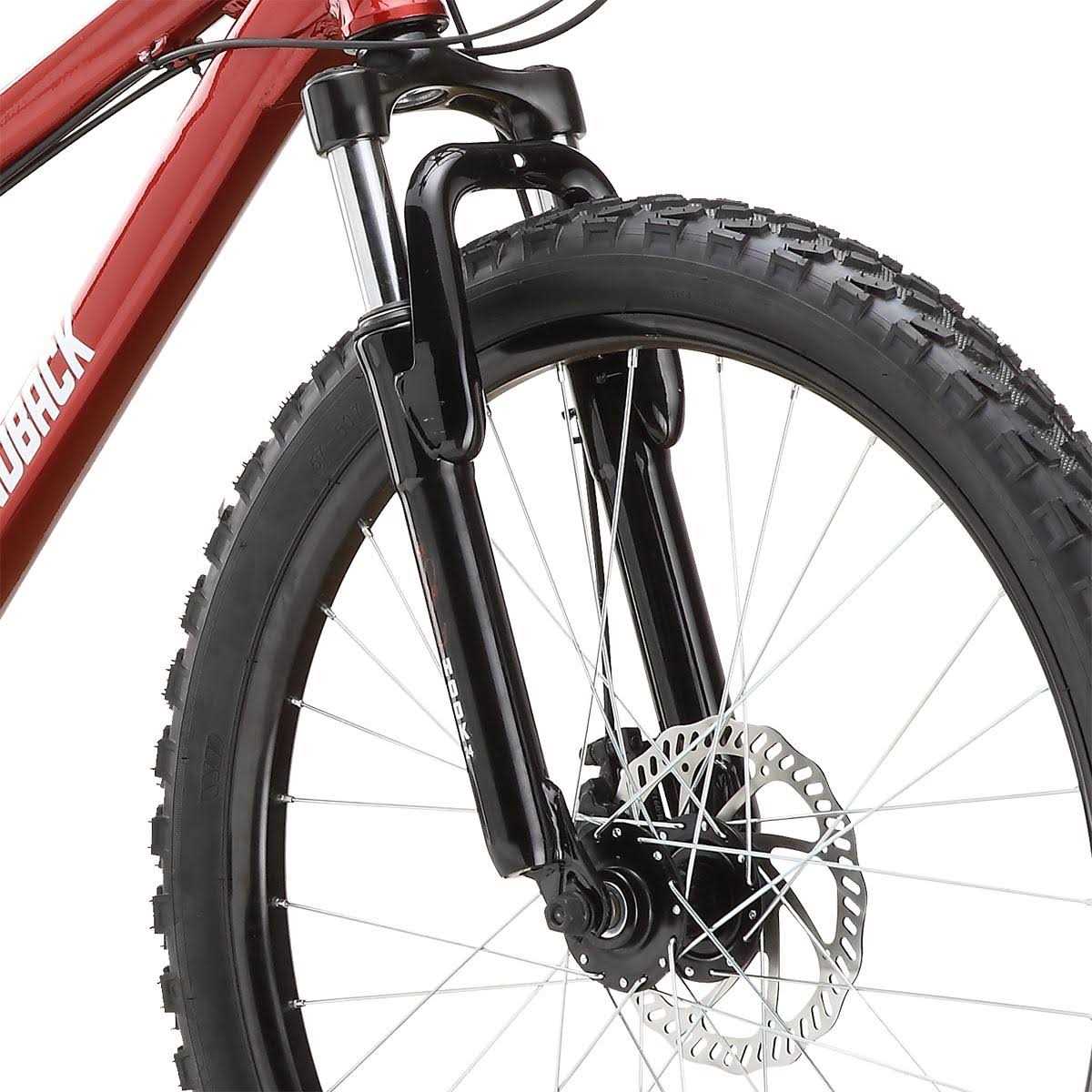 Diamondback Hook 24" Youth Mountain Bike, Red Gloss, 7 Speed, bixbybicycles.com