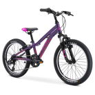 Fuji Dynamite 20" Kid's Bike, 6 speed, Purple, bixbybicycles.com