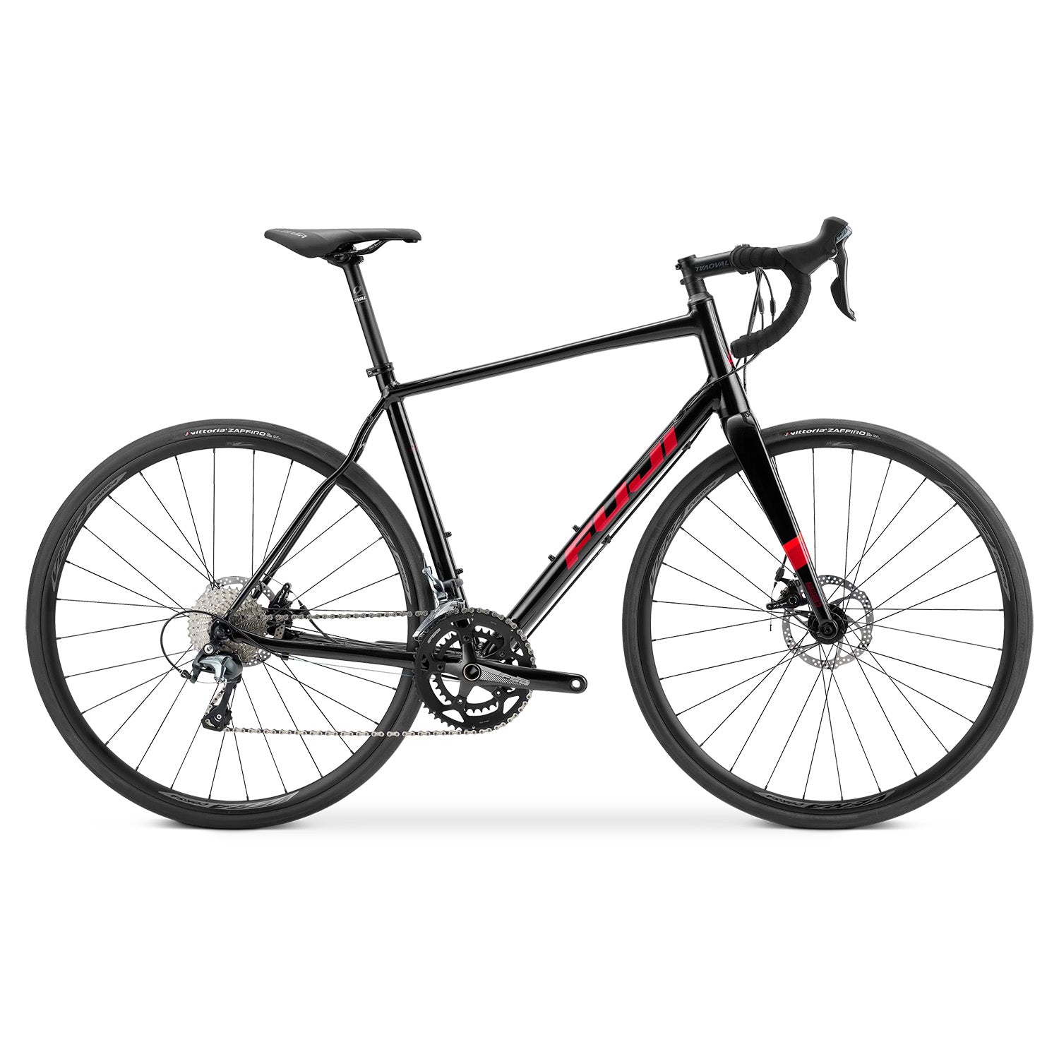 Fuji Sportif 1.3 56cm Pearl Black Red Orange Bixby Bicycles