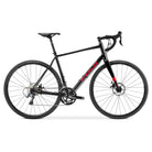 Fuji Sportif 1.3 - 46cm, Pearl Black/red/orange, side view, Bixby Bicycles, Oklahoma