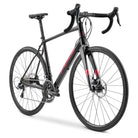 Fuji Sportif 1.3 - 46cm, Pearl Black/red/orange, front view, Bixby Bicycles, Oklahoma