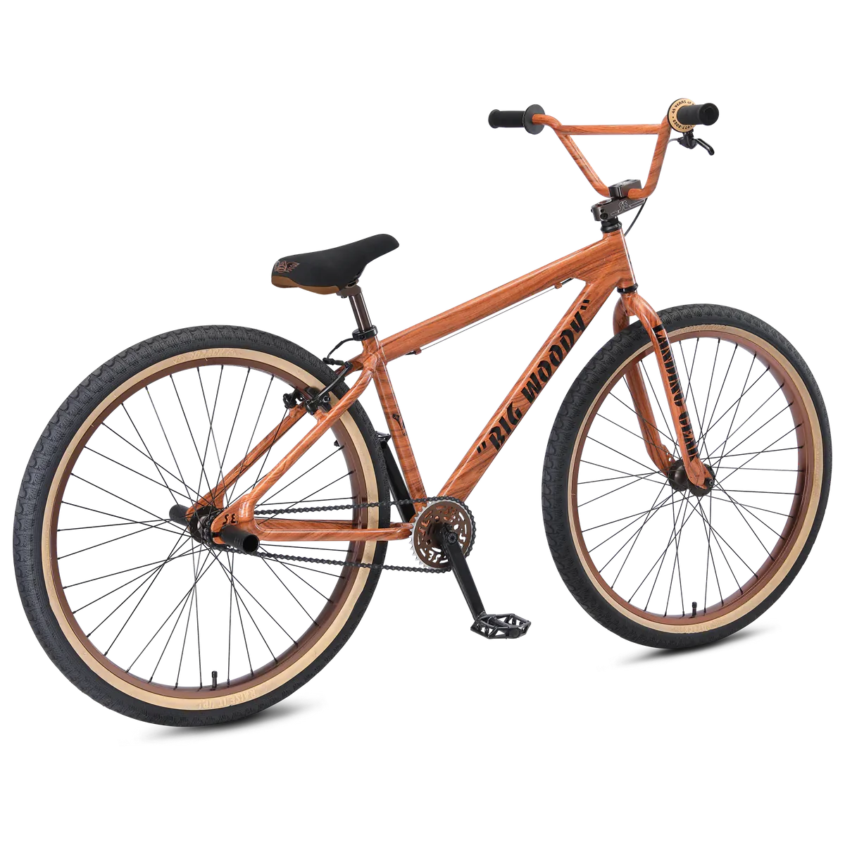 SE Bikes Big ripper 29" wheel 2022 BMX Woodgrain - Big Woody, Bixby Bicycles, Oklahoma