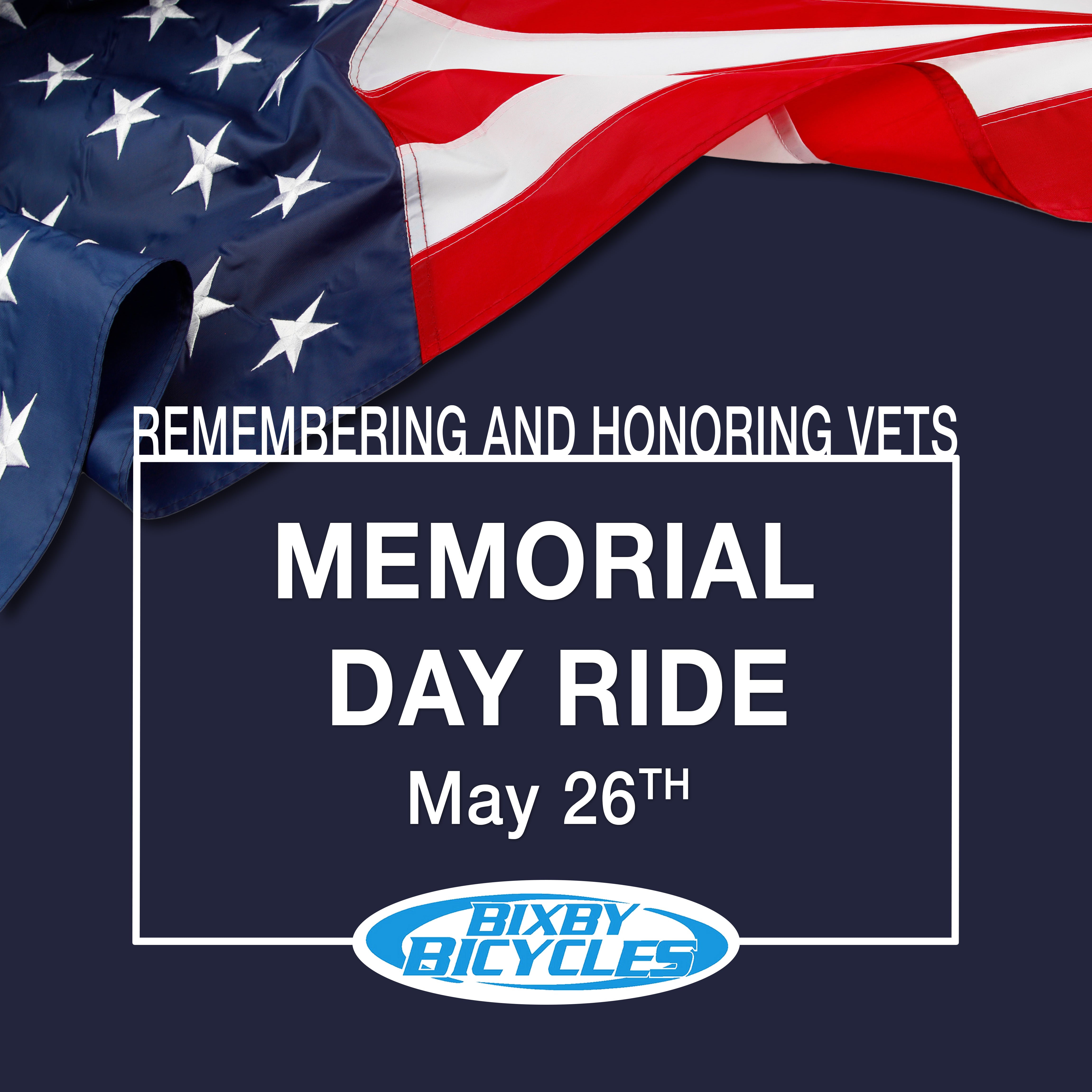 Bixby Bicycles Memorial Day bike ride, May 26, 2025