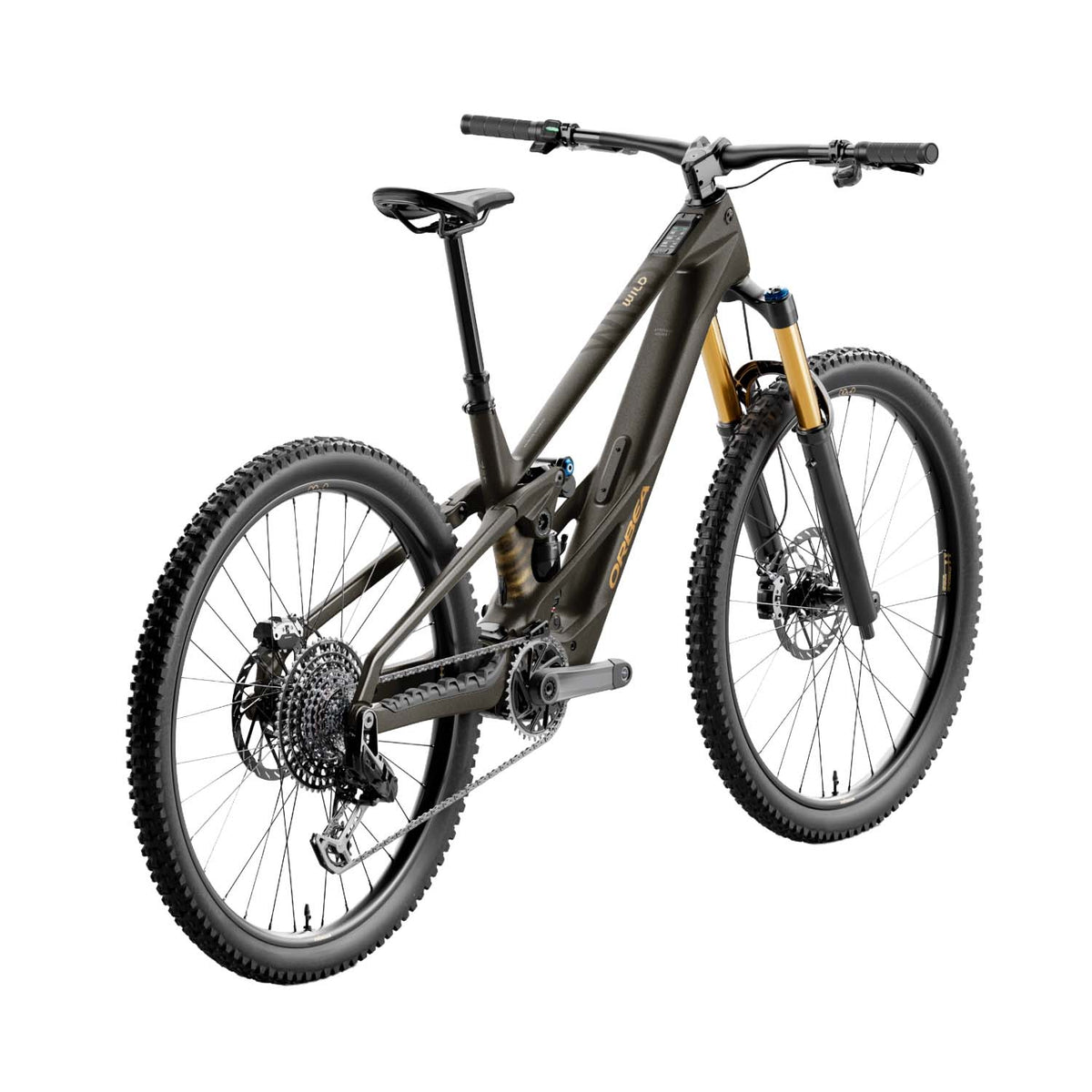 2027 Orbea Wild LT H20, Bosch CX, Titan/Gold, bixbybicycles.com