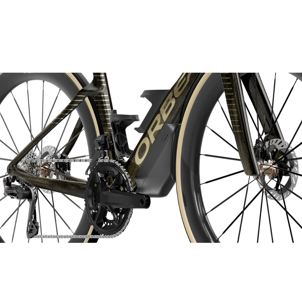 Orbea Orca Aero M30i LTD 2027 Shimano 105 Di2 Road Bike, Black/Gold, bixbybicycles.com