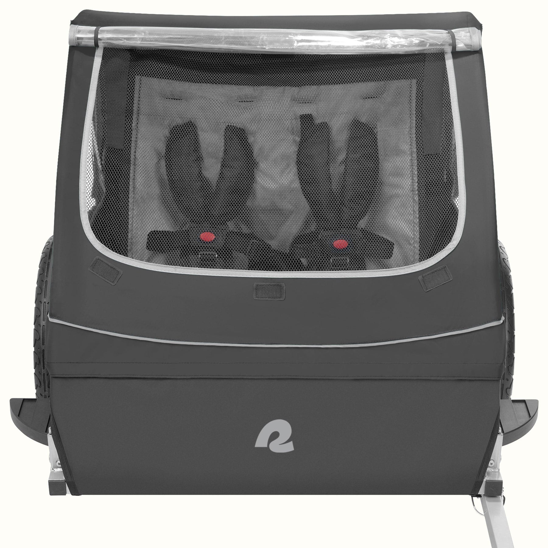 Retrospec Rover, 2 Passenger Trailer all black, bixbybcycles.com