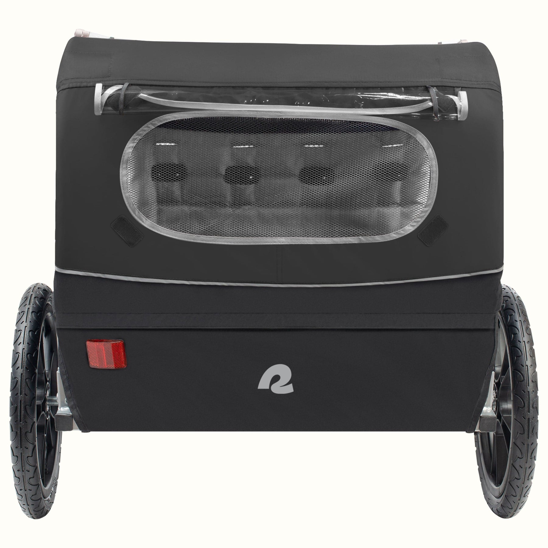 Retrospec Rover, 2 Passenger Trailer all black, bixbybcycles.com