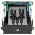 Retrospec Rover, 2 Passenger Trailer Black/Blue, bixbybicycles.com