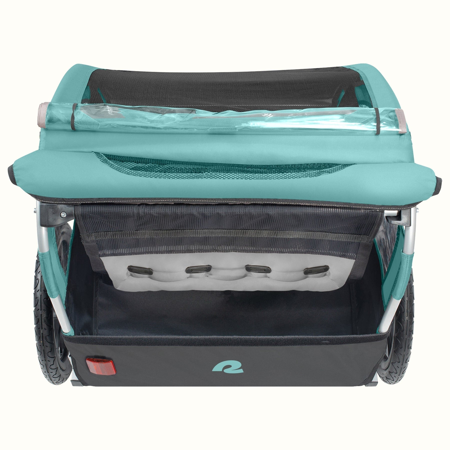 Retrospec Rover, 2 Passenger Trailer Black/Blue, bixbybicycles.com