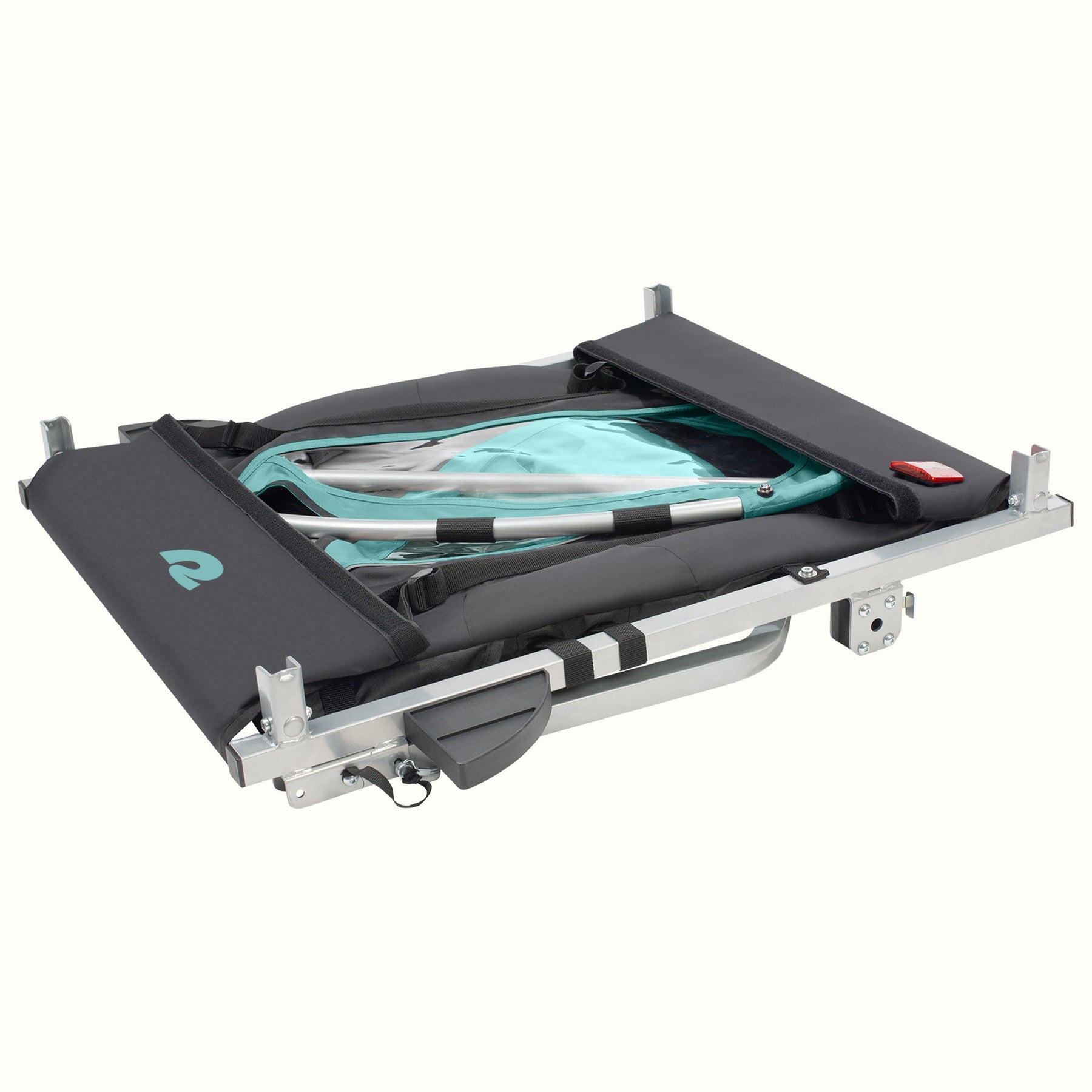 Retrospec Rover, 2 Passenger Trailer Black/Blue, bixbybicycles.com