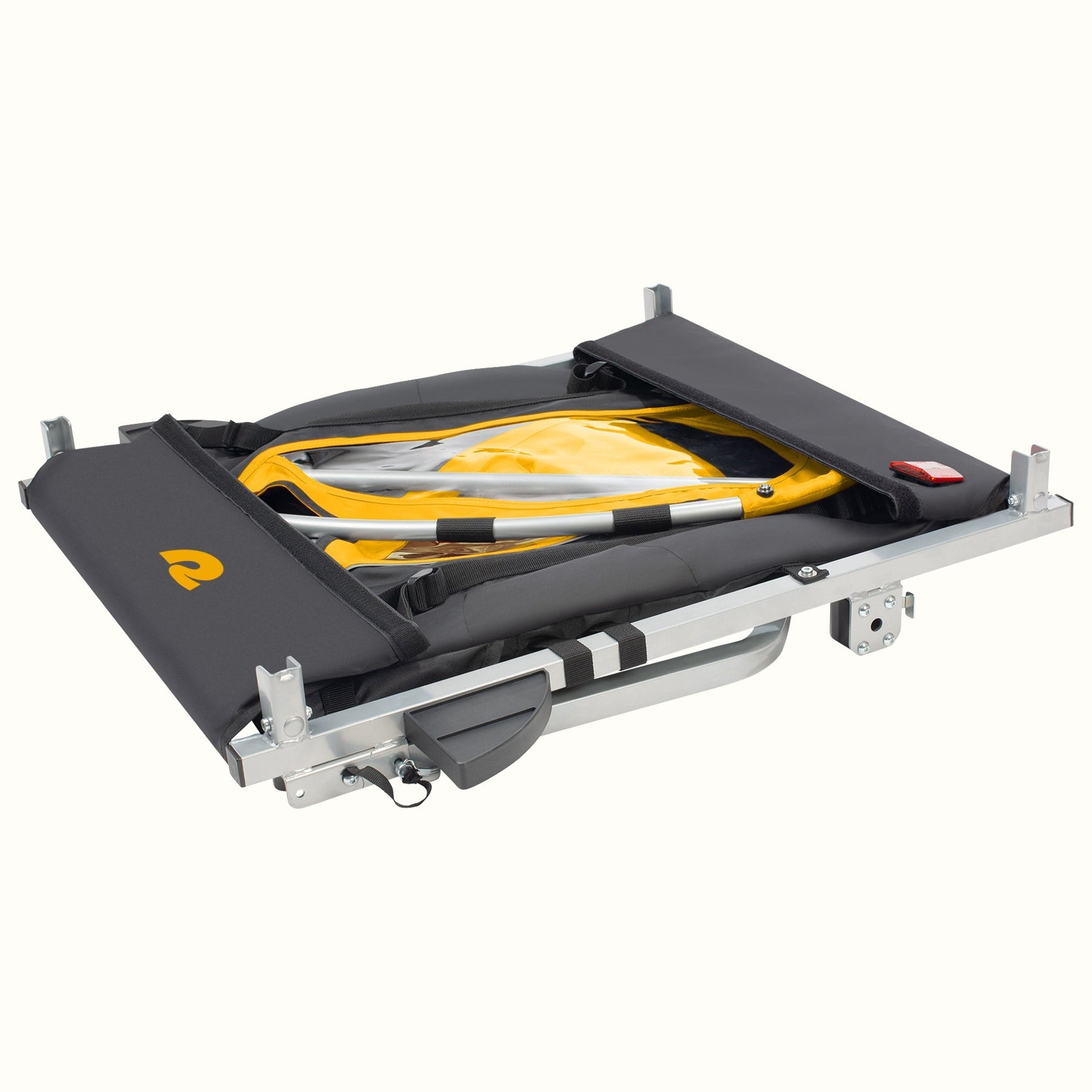 Retrospec Rover, 2 Passenger Trailer Yellow/Orange, bixbybicycles.com