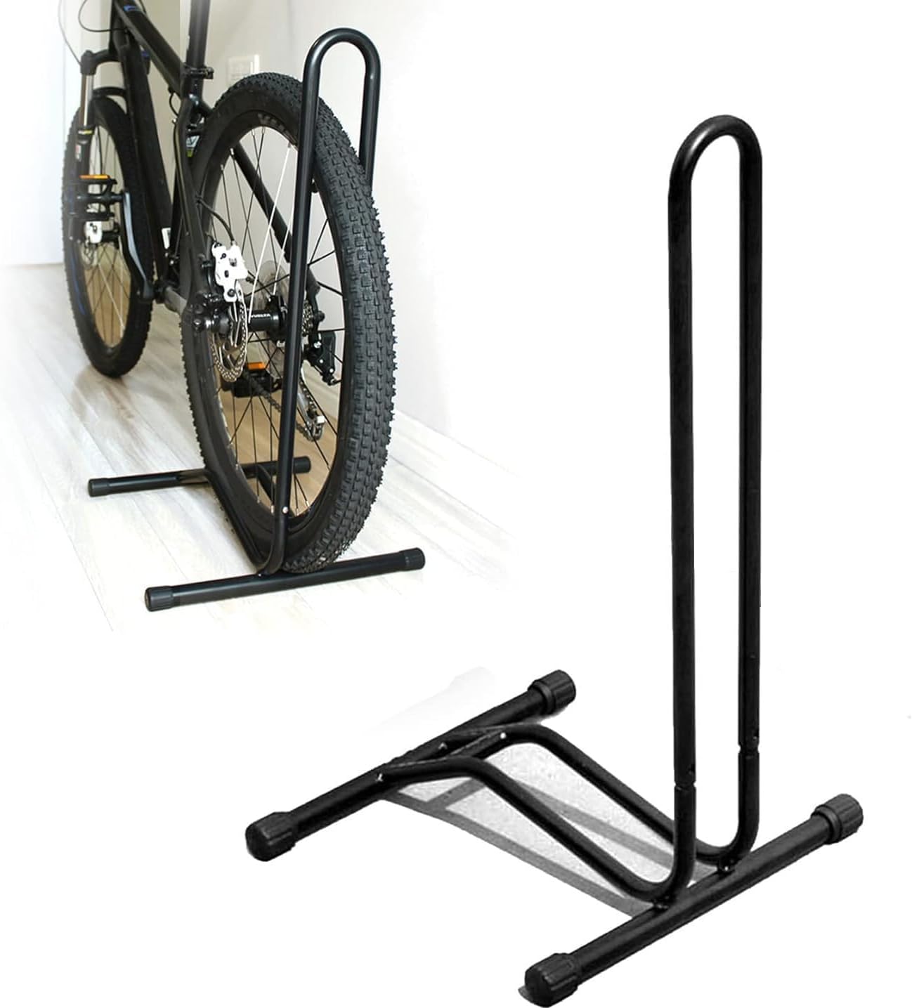 Bixby Bicycle Floor Stand, One Bike Stand, Black, bixbybicycles.com