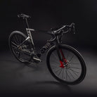 A-LAB AD8 Shimano 105 Di2 Road Bike, Sunspot Red/Black, bixbybicycles.com