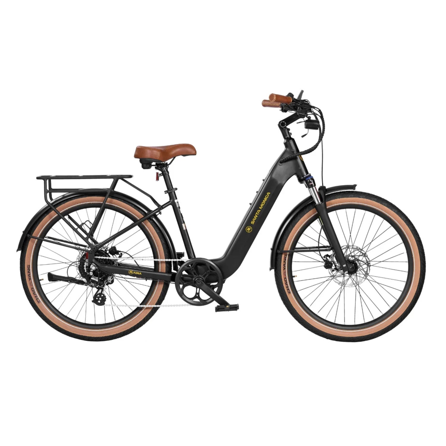 AIMA Santa Monica E-Bike, Black, bixbybicycles.com