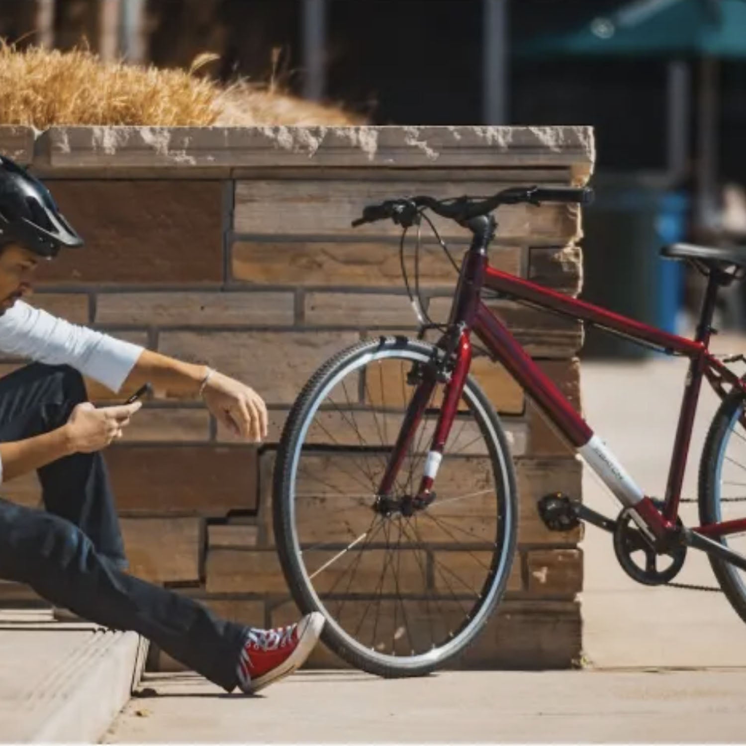 BATCH Lifestyle Bike, 1 by 7 Speed, Red XS|L, bixbybicycles.com