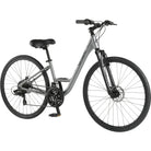 Retrospec Barron Comfort, Step Thru, 21 Speed Hybrid Bike, Matte Slate, bixbybicycles.com