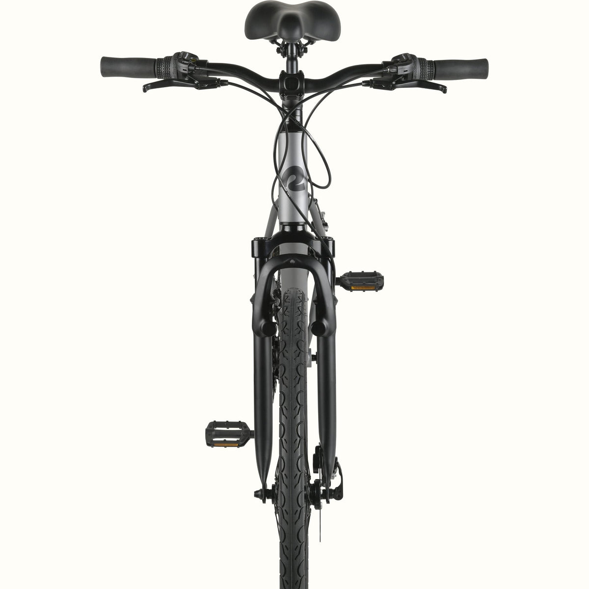 Retrospec Barron Comfort, Step Thru, 21 Speed Hybrid Bike, Matte Slate, bixbybicycles.com