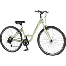 Retrospec Barron, Step Thru, 1 x 7 Speed Hybrid Bike, Aloe, bixbybicycles.com
