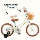 Retrospec Beaumont Mini 16" Kids Bike, Eggshell, bixbybicycles.com