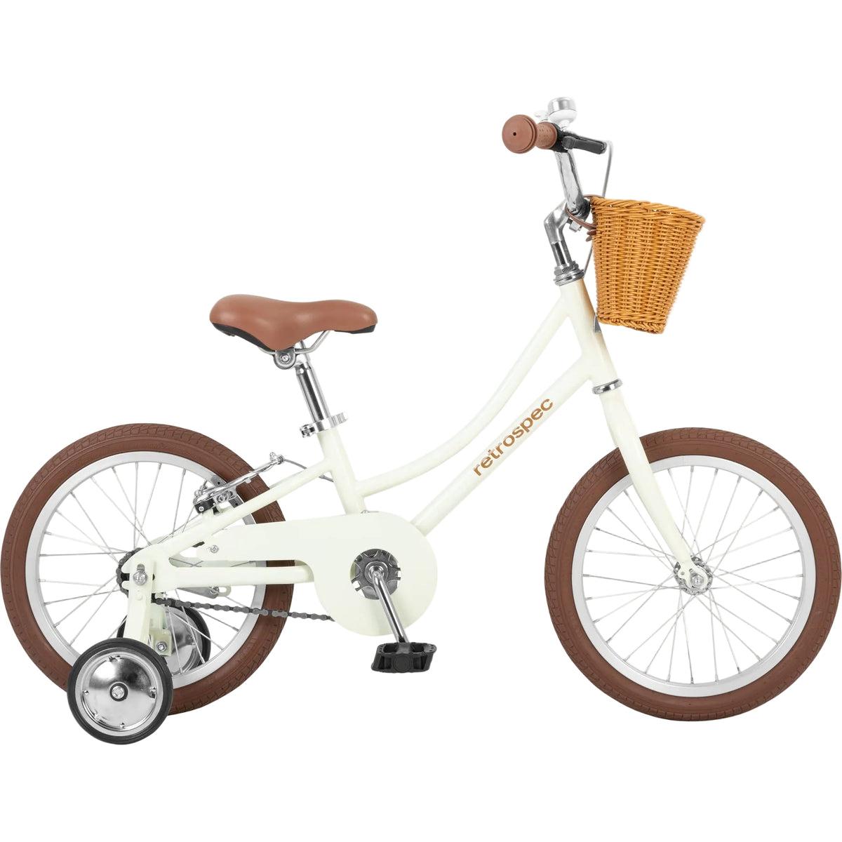 Retrospec Beaumont Mini 16" Kids Bike, Eggshell, bixbybicycles.com