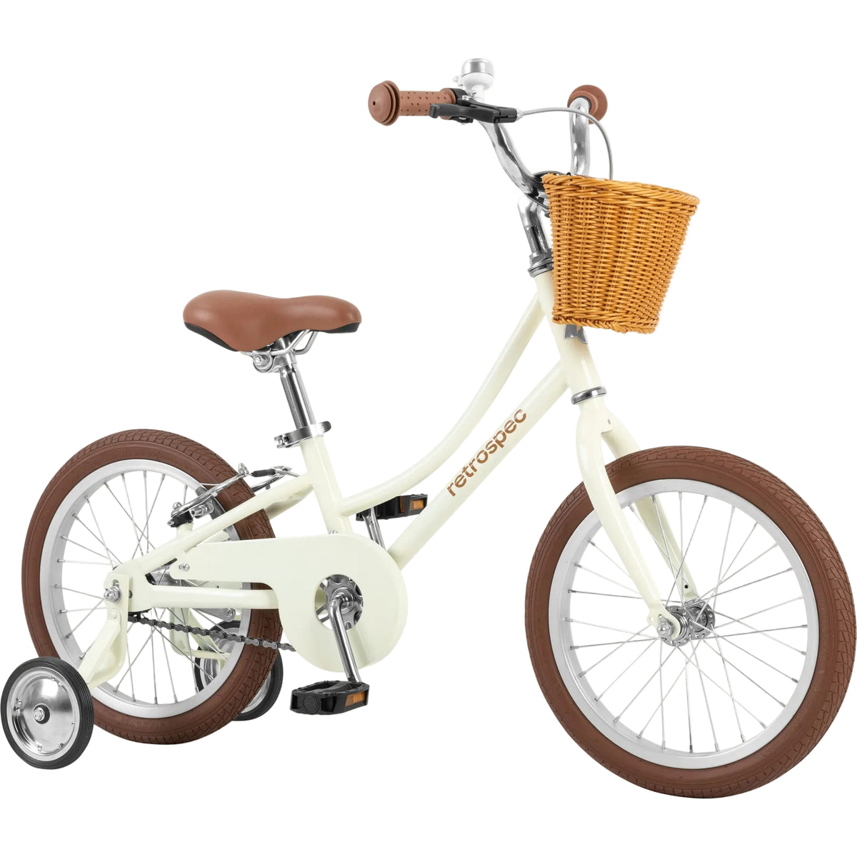 Retrospec Beaumont Mini 16" Kids Bike, Eggshell, bixbybicycles.com