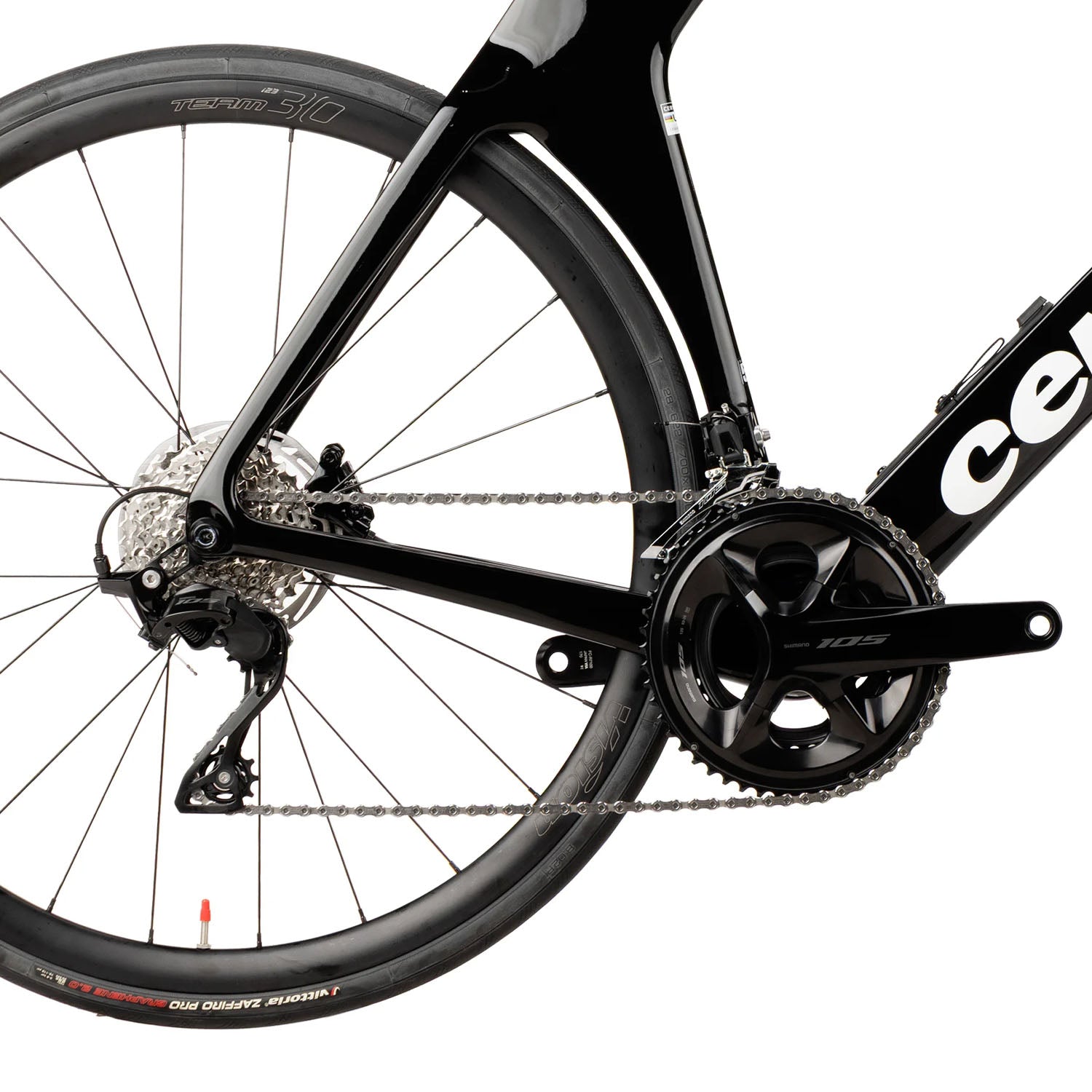 Cervélo P Series Shimano 105 Tri Bike, 2025, Black, 54cm, bixbybicycles.com