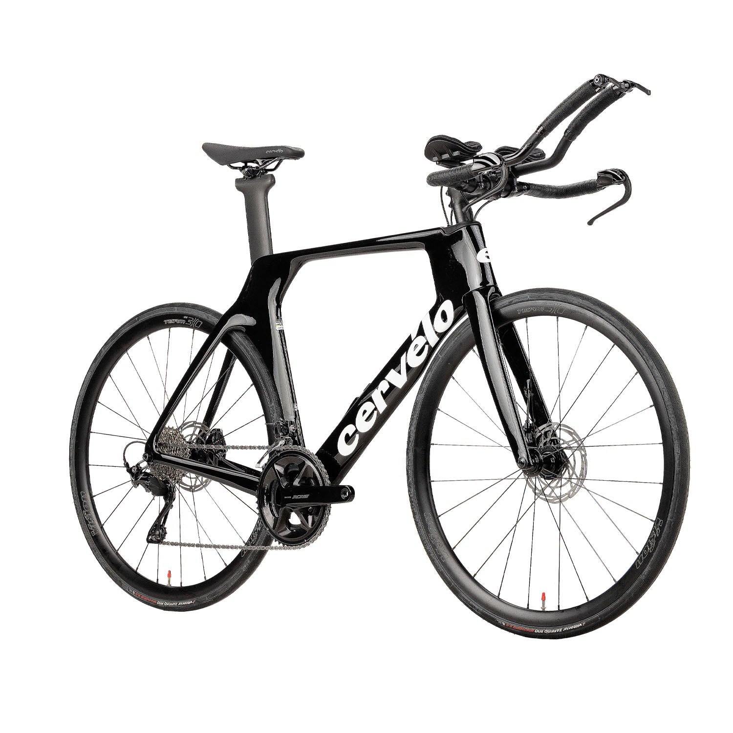 Cervélo P Series Shimano 105 Tri Bike, 2025, Black, 54cm, bixbybicycles.com