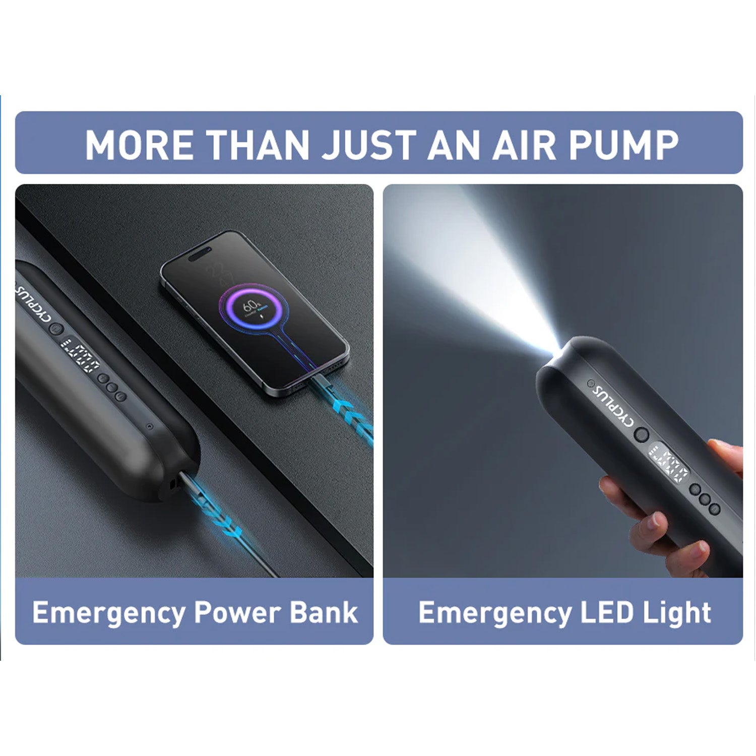 Cycplus A2 Tire Inflator Pump Pro, bixbybicycles.com