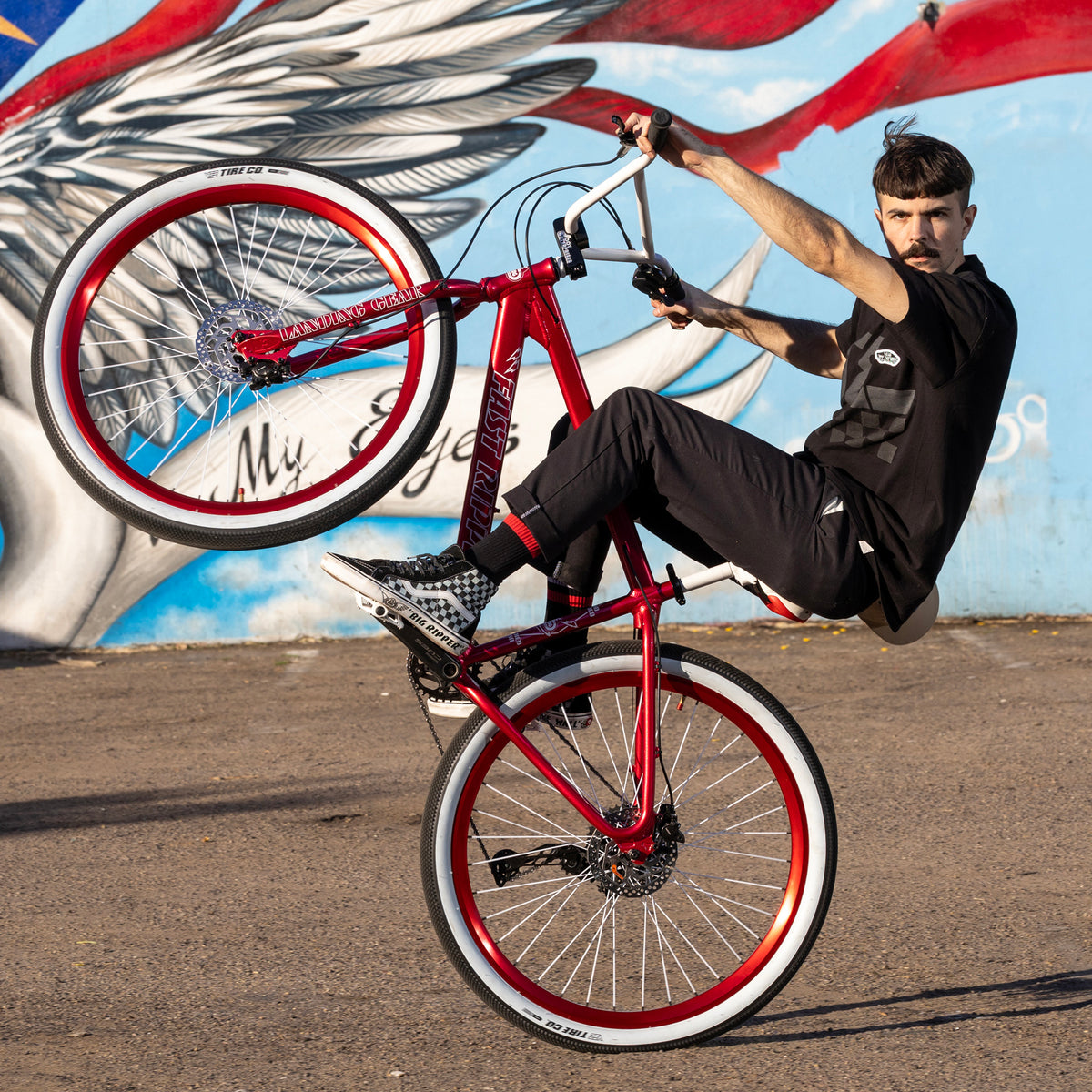 SE Fast Ripper 29" BMX, Red Sangria, bixbybicycles.com