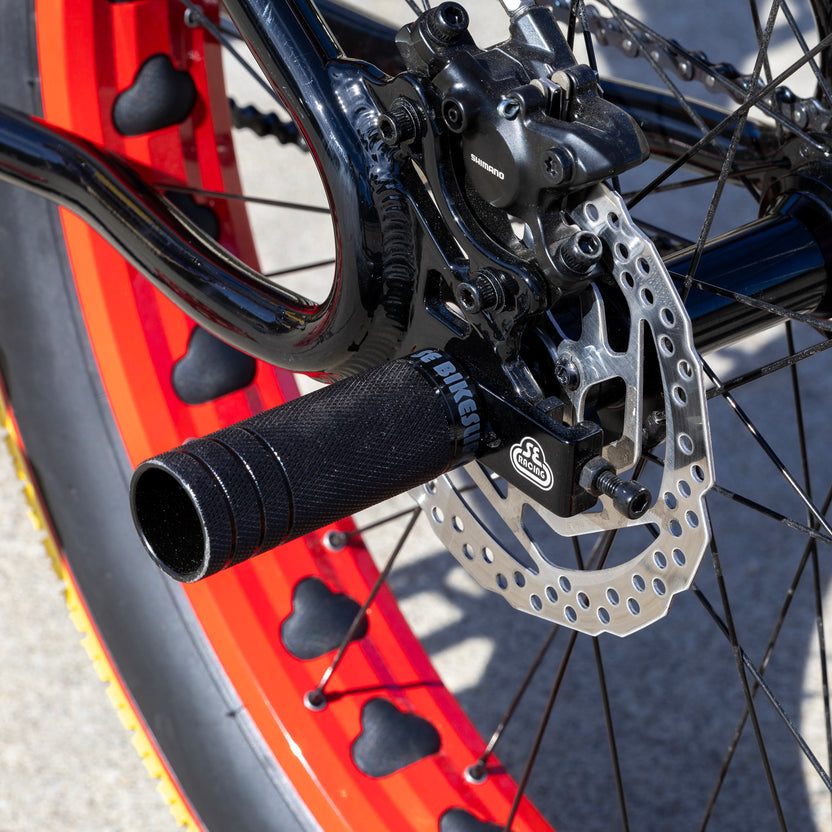 SE Fat Ripper Flyer 26" BMX, Bombus Black & Yellow Tires, bixbybicycles.com