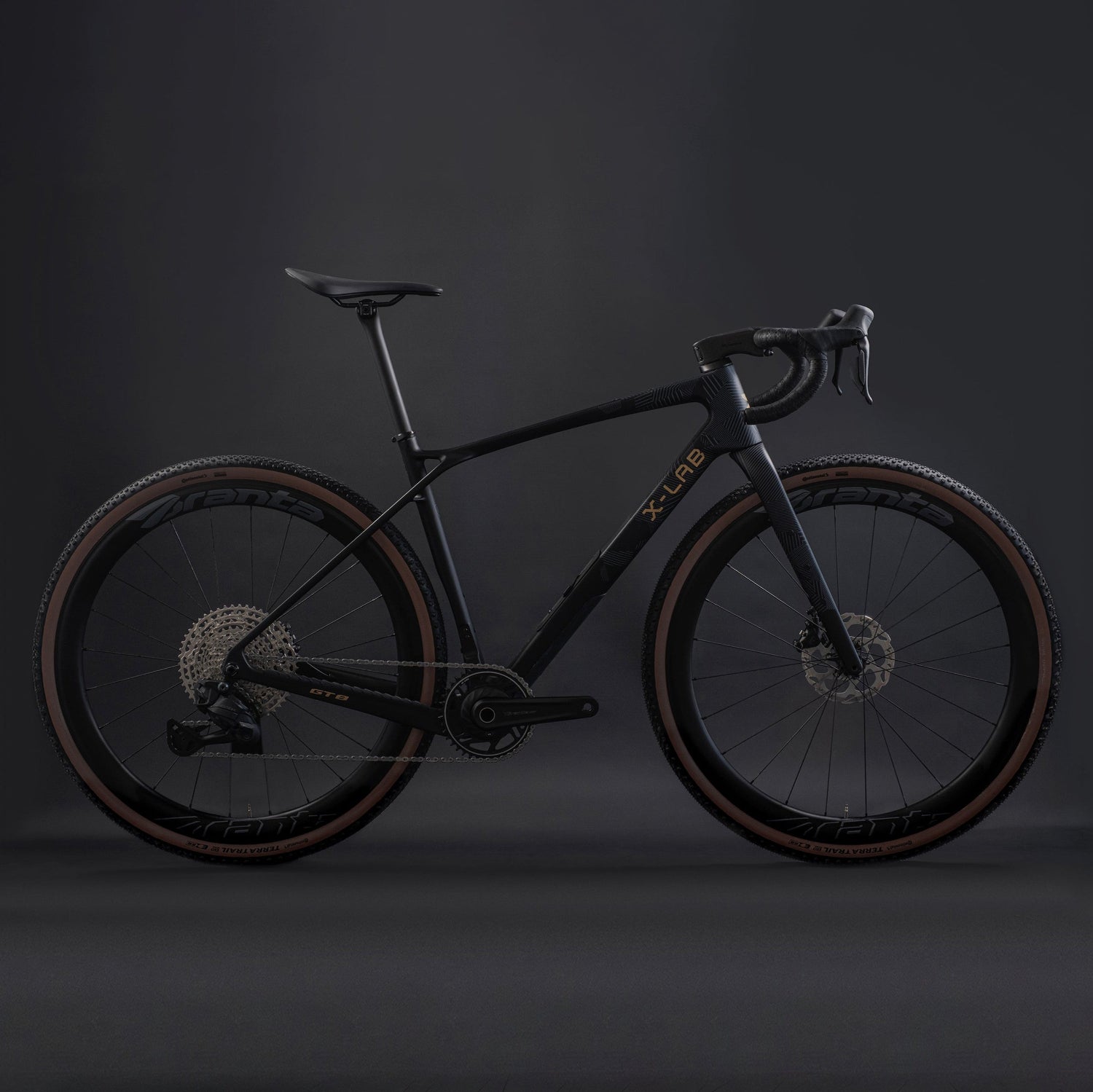 X-LAB GT8 Shimano 105 Di2 Gravel Bike, Afterburner Black, bixbybicycles.com