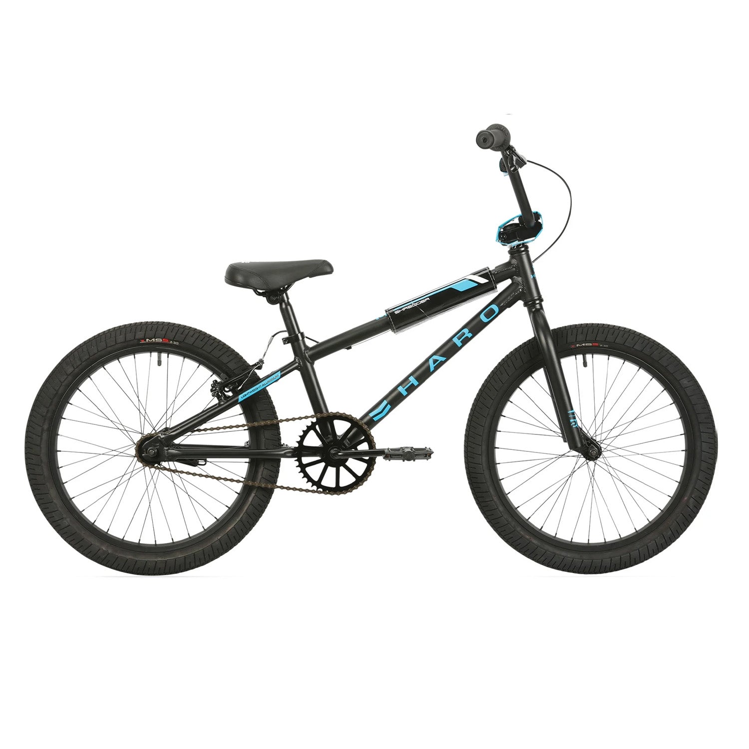 HARO Shredder 20" Kids BMX Bike - Black, bixbybicycles.com